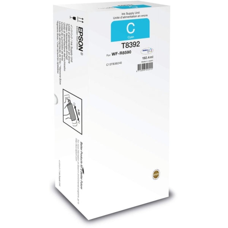 Epson T8392 XL Ciano Cartucho de Toner Original - C13T83924N