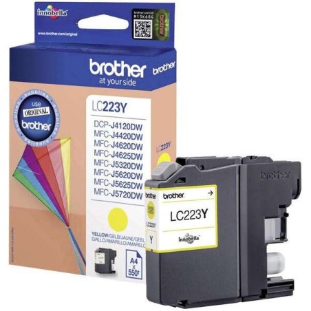 Brother LC223 Amarelo Tinteiro Original - LC223YBP