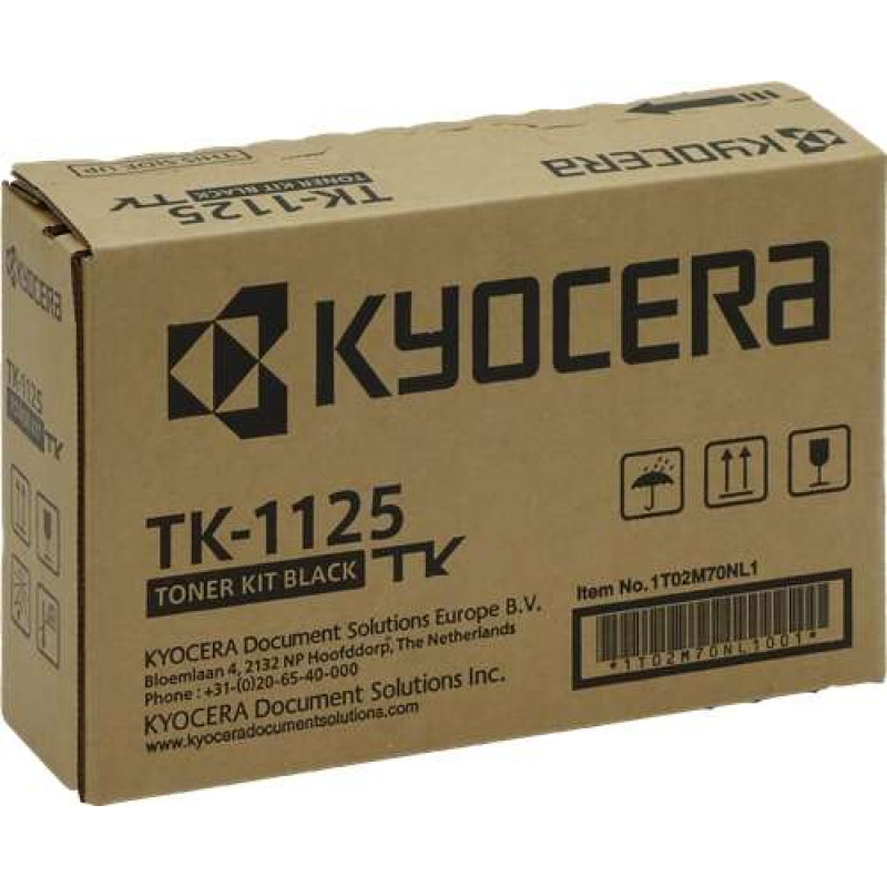 Original Toner Kyocera TK-1125 Preto 1T02M70NL1 2100 Pág.