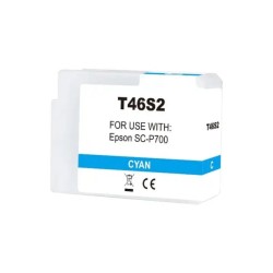 Epson T46S2 Cyan Tinteiro Pigmentada Compatível - Substitui C13T46S200