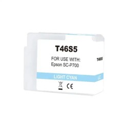 Epson T46S5 Cyan Light Tinteiro Pigmentada Compatível - Substitui C13T46S500