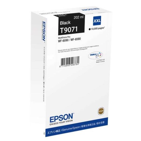 Epson T9071 Preto Tinteiro Original - C13T907140
