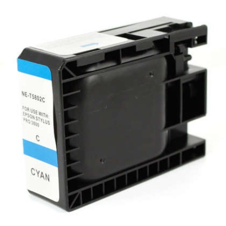 Epson T5802 Cyan Tinteiro Pigmentada Compatível - Substitui C13T580200