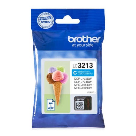 Brother LC3213 Cyan Tinteiro Original - LC3213C