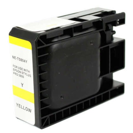 Epson T5804 Amarelo Tinteiro Pigmentada Compatível - Substitui C13T580400