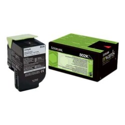 Lexmark CX310/CX410/CX510 Preto Cartucho de Toner Original - 80C20K0/80C20KE/802K
