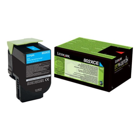 Lexmark CX510 Ciano Cartucho de Toner Original - 80C2XC0/80C2XCE/80C0X20/802XC