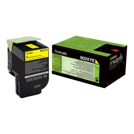 Lexmark CX510 Amarelo Cartucho de Toner Original - 80C2XY0/80C2XYE/80C0X40/802XY