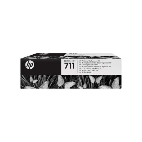 HP 711 Cabeça de Impressão Original + Pack de 4 Tinteiros - C1Q10A
