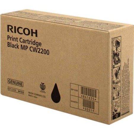 Ricoh Aficio MP-CW2200SP Preto Tinteiro Original - 841635/MP CW2200BK