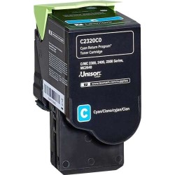 Lexmark C2325/C2425/C2535/MC2325/MC2425/MC2535/MC2640 Ciano Cartucho de Toner Original - C2320C0