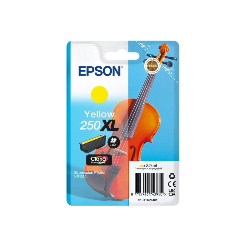 Epson 250XL Amarelo Tinteiro Original - C13T16P44010