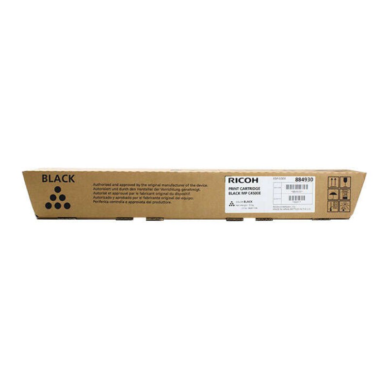Ricoh Aficio MP-C3500/MP-C4500 Preto Cartucho de Toner Original - 884930/888608/842034