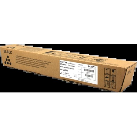 Ricoh Aficio MP-C4501/MP-C5501 Preto Cartucho de Toner Original - 842052/841583/841456
