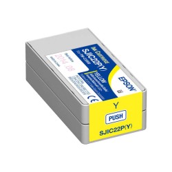 Epson SJIC22P Amarelo Tinteiro Original - C33S020604/SJIC22P(Y)