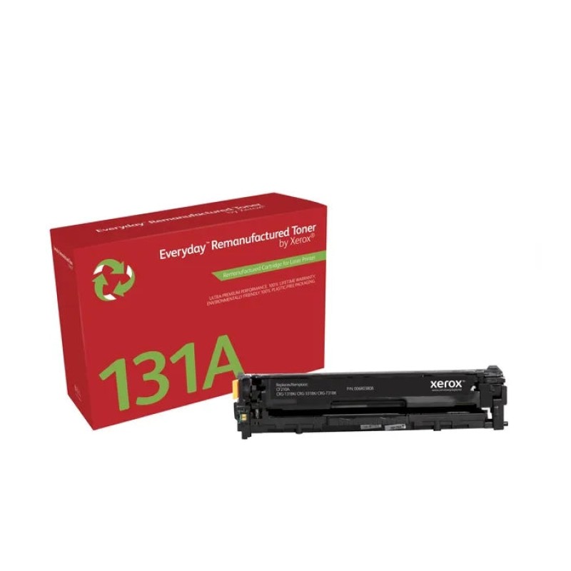 Xerox Everyday HP CF210A Preto Cartucho de Toner Remanufacturado - Substitui 131A