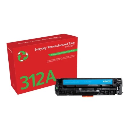 Xerox Everyday HP CF381A Ciano Cartucho de Toner Remanufacturado - Substitui 312A