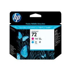 HP 72 Cabeça de Impressão Original - Ciano e Magenta - C9383A