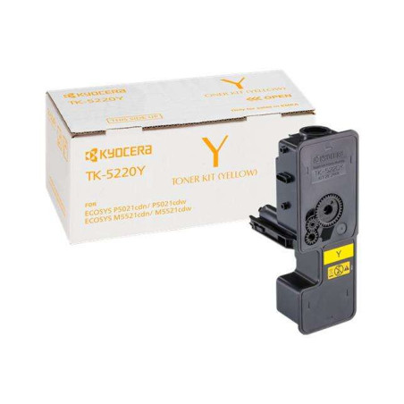 Original Toner Kyocera TK-5220Y Yellow 1T02R9ANL1 1200 Pág.
