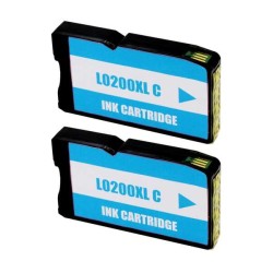 Lexmark 200XL Cyan Pack 2 Tinteiros Compatíveis - Substitui 14L0198