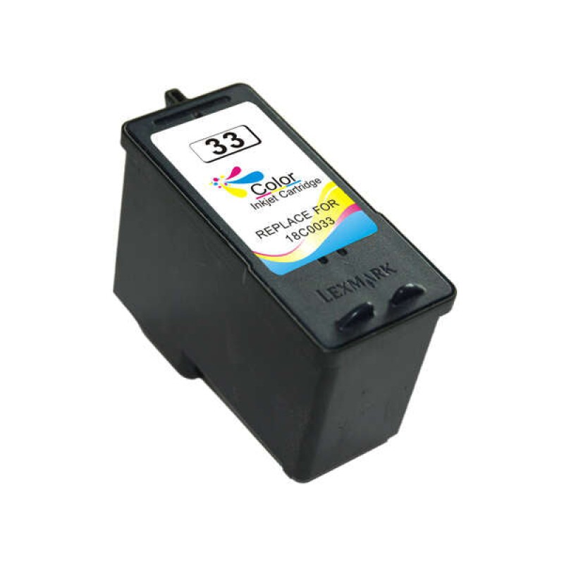 Lexmark 33 Cor Tinteiro Compatível - Substitui 18CX033E