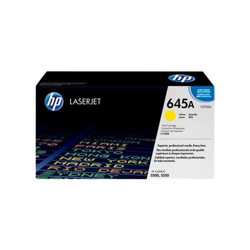 HP C9732A Amarelo Cartucho de Toner Original - 645A