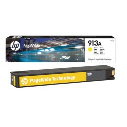 HP 913A Amarelo Tinteiro Original - F6T79AE