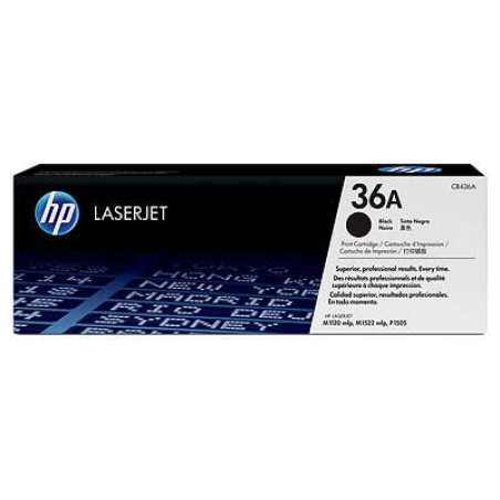 HP CB436A Preto Cartucho de Toner Original - 36A