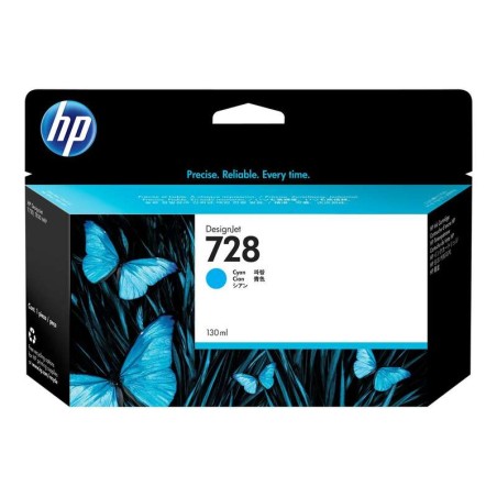 HP 728 Cyan Tinteiro Original - F9J67A