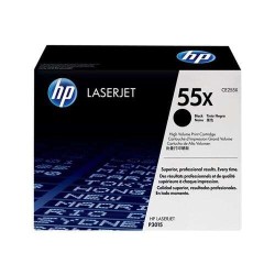 HP CE255X Preto Cartucho de Toner Original - 55X