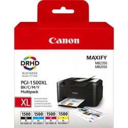 Canon PGI1500XL Pack de 4 Tinteiros Originais - 9182B004/9182B010