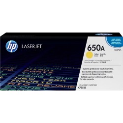 HP CE272A Amarelo Cartucho de Toner Original - 650A