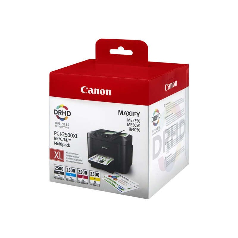 Canon PGI2500XL Pack de 4 Tinteiros Originais - 9254B004/9254B010