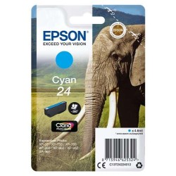 Epson T2422 (24) Ciano Tinteiro Original - C13T24224012