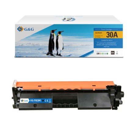 G&G HP CF230A Preto Cartucho de Toner Compatível - Substitui 30A