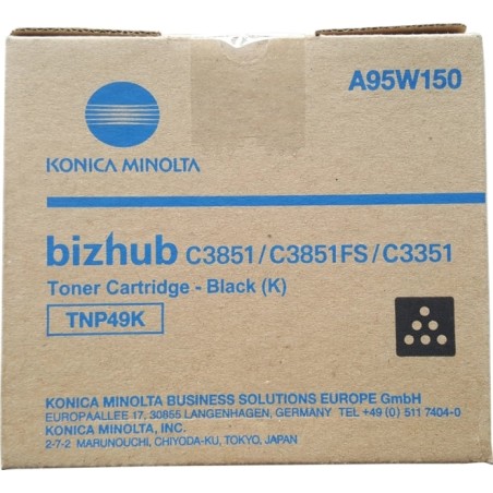 Konica Minolta TNP49 Preto Cartucho de Toner Original - TNP49K/A95W150