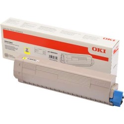 OKI C833/C843 Amarelo Cartucho de Toner Original - 46443101