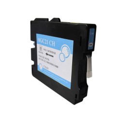 Ricoh GC21C Cyan Tinteiro Pigmentada Compatível - Substitui 405533/405537