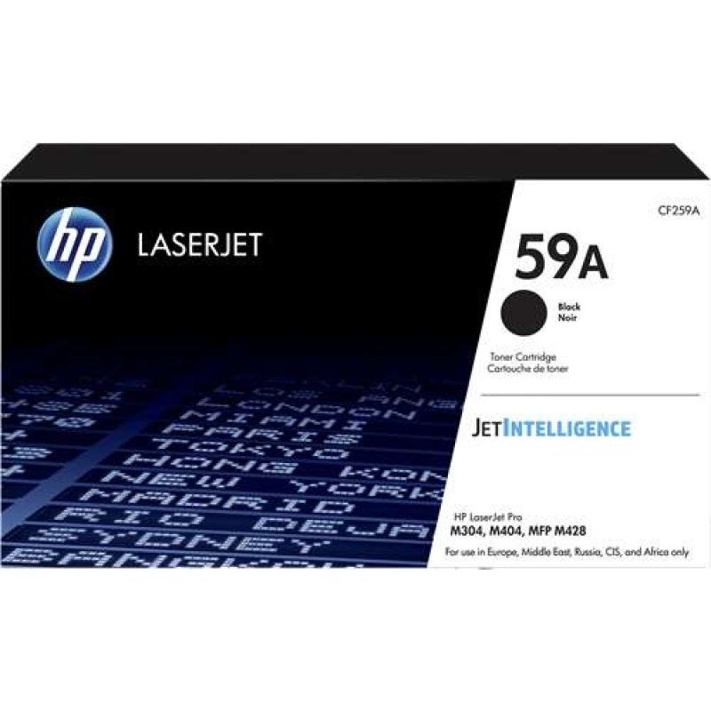 HP CF259A Preto Cartucho de Toner Original - 59A