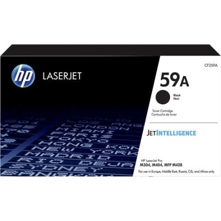 HP CF259A Preto Cartucho de Toner Original - 59A