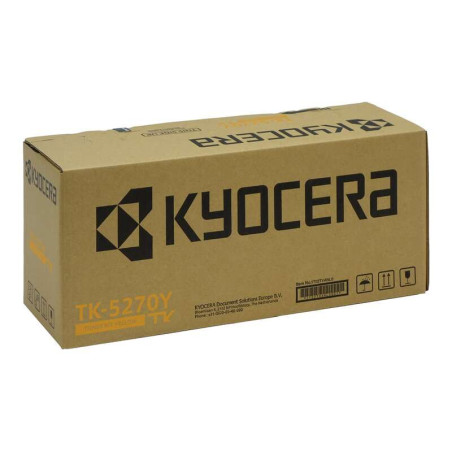 Original Toner Kyocera TK-5270Y Yellow 1T02TVANL0 6000 Pág.