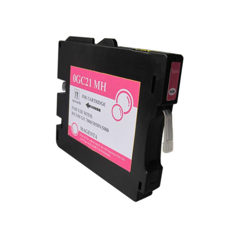 Ricoh GC21M Magenta Tinteiro Pigmentada Compatível - Substitui 405534/405538