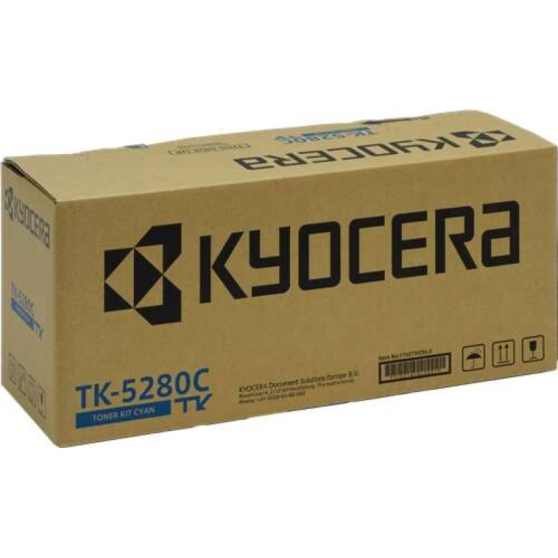 Original Toner Kyocera TK-5280C Ciano 1T02TWCNL0 11000 Pág.