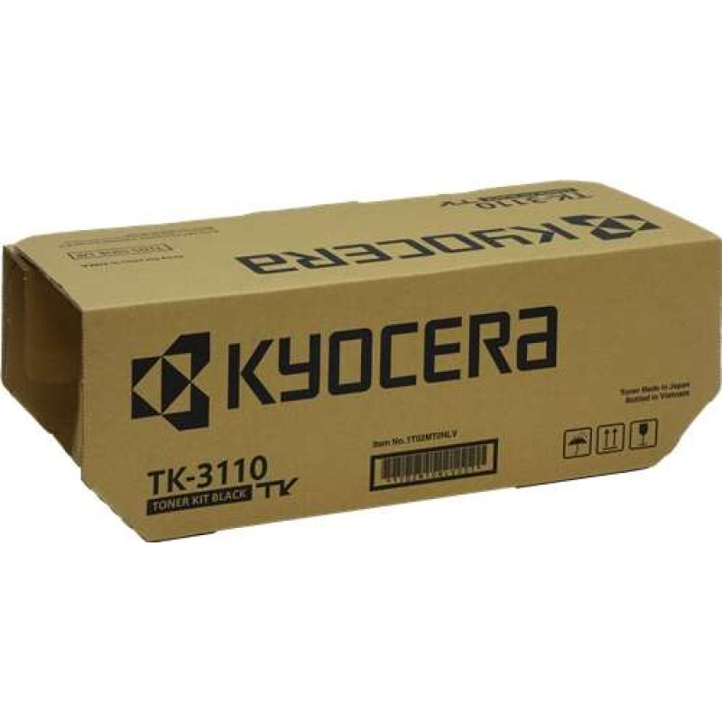 Original Toner Kyocera TK-3110 Preto 1T02MT0NLS 15500 Pág.