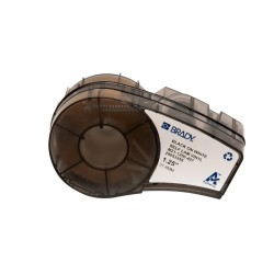 Brady M21-1250-427 Fita de Etiquetas Original Vinilo Autolaminable - Texto Preto sobre Fondo Branco - Largura 31,75mm x 4,30m