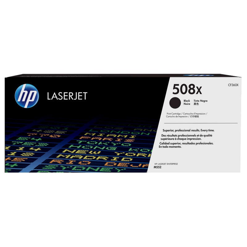 HP CF360X Preto Cartucho de Toner Original - 508X
