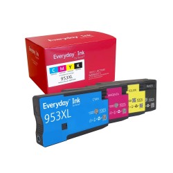 Xerox Everyday HP 953XL Pack de 4 Tinteiros Remanufacturados - Substitui L0S70AE/F6U16AE/F6U17AE/F6U18AE/L0S58AE/F6U12AE/F6U13AE