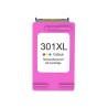 Remanufacturado HP 301XL Cor Tinteiro - Muestra Nivel de Tinta - Substitui CH564EE/CH562EE