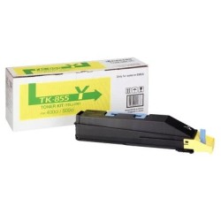 Kyocera TK855 Amarelo Cartucho de Toner Original - 1T02H7AEU0/TK855Y