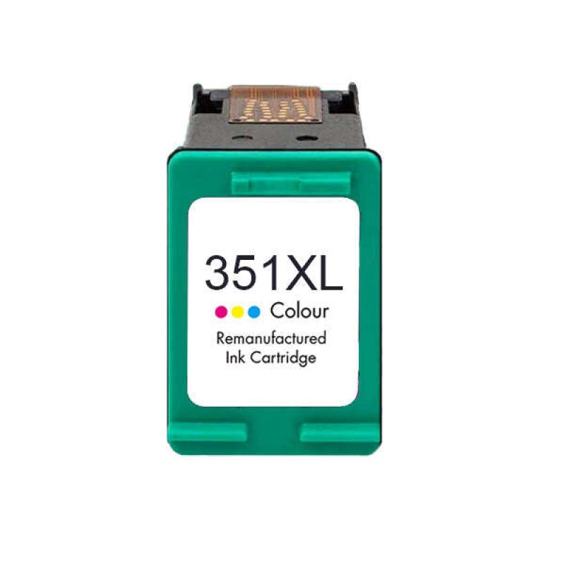 Remanufacturado HP 351XL Cor Tinteiro - Substitui CB338EE/CB337EE